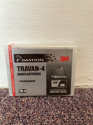 Imation Travan-4 Minicartridge Preformatted TR-4 3M NEW 