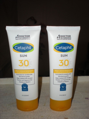 2 Cetaphil Sun 30 SPF Sheer Mineral Sunscreen 3oz Sensitive Skin  08/26 2 PK