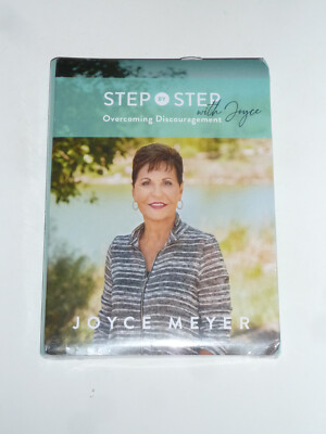 Joyce Meyer Step by Step:  Overcoming Discouragement audio CD set Christian NEW!