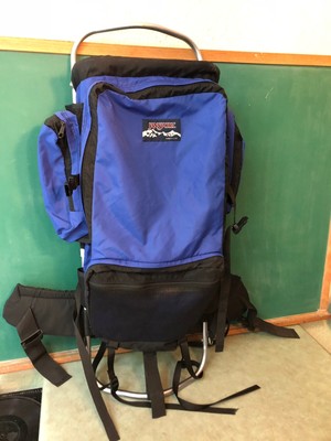 vintage jansport external frame backpack