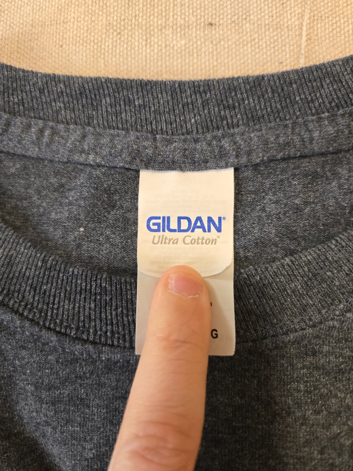 Gildan Michigan State Long Sleeve T-Shirt Men's Large Gray