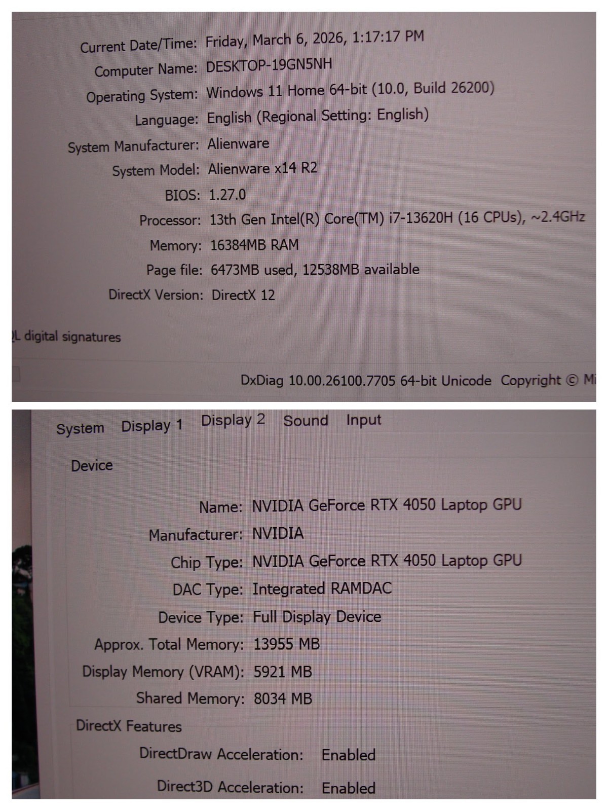 Alienware x14 R2 i7-13620H 16GB 512GB RTX 4050 14" QHD 165Hz - Thumbnail 12