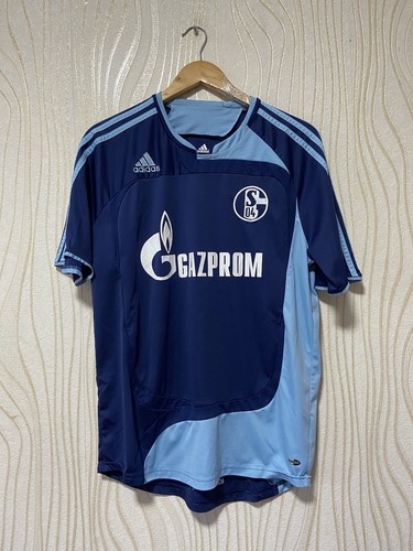 adidas FC Schalke 04 99/00ホームシャツLサイズ未使用品 2002-04 Schalke Home Shirt - 8/10 - (XL.Boys)