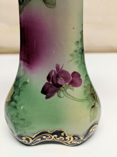 Breathtaking Nippon Vase 11 3/4