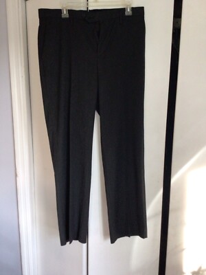 Men s SisleyCharcoal Gray Dress Trouser Pants Sz 34/30 Classic Fit Professional