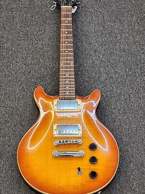 Hamer Sunburst Archtop Solid Body Electric Guitar (Dj2001054)