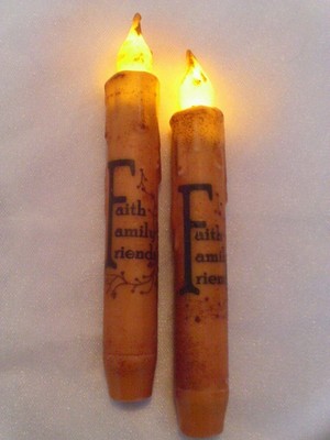 2 FAITH FAMILY FRIENDS TAPER 6 3/4