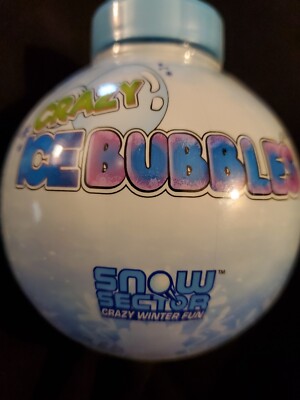 Snow Sector - CRAZY ICE BUBBLES - Bubble Solution with Wand for Winter - R1A2