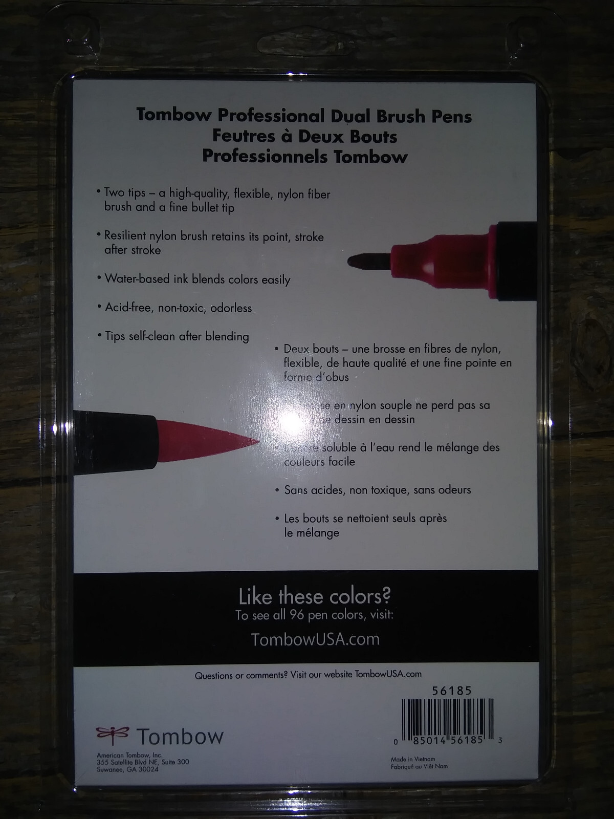 New Tombow Art Pens: Dual Brush & Fine Tip Pen Set 10 Draw Artist Markers #56185