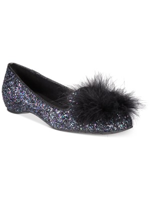 Женские фиолетовые балетки KENNETH COLE с массивным помпоном Feather Gen-ie Bottle Flats 10 м