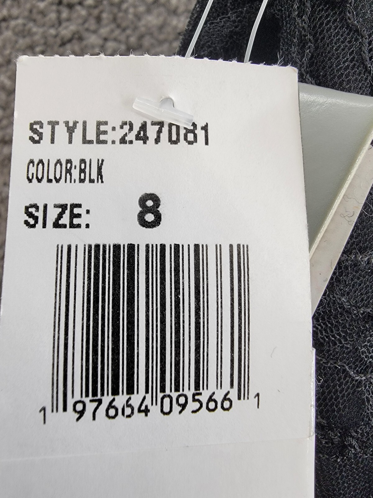 Teri Jon by Rickie Freeman Sequin Embroidered One Shoulder Gown Women's 8 Black - Picture 15 of 15