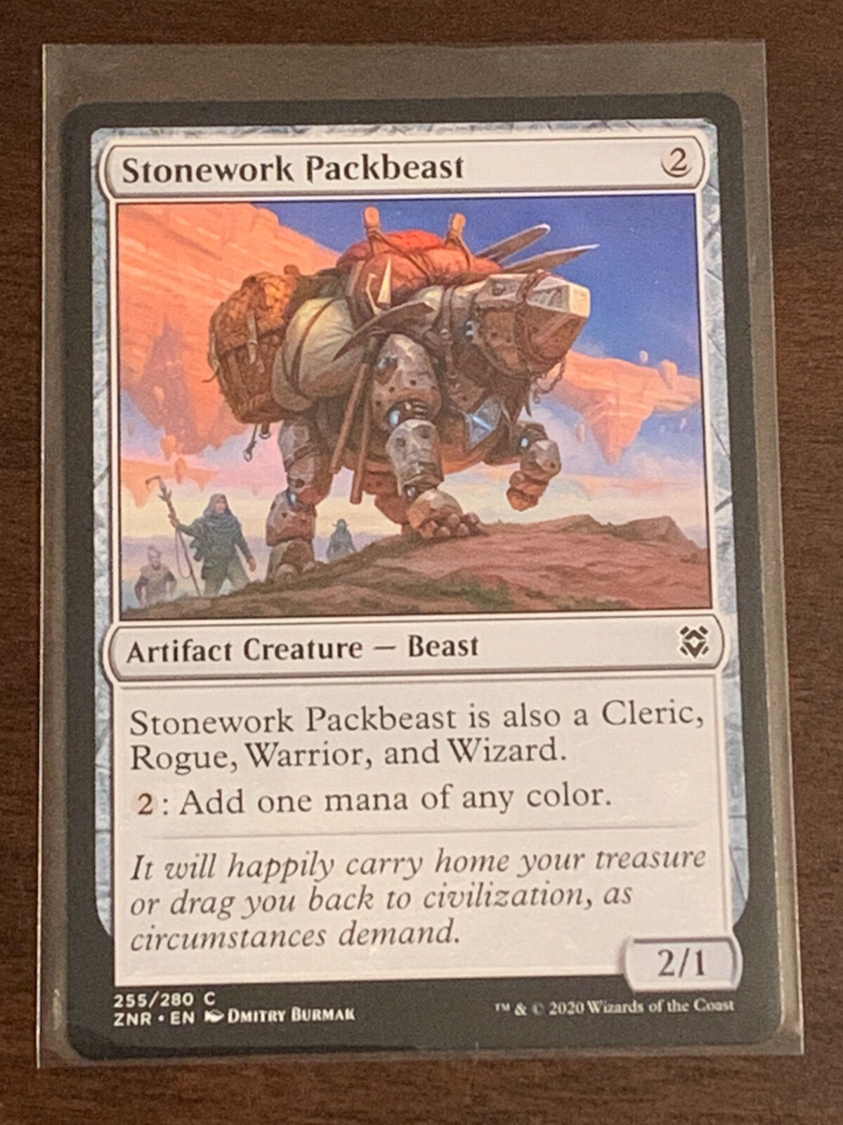 Magic the Gathering Zendikar Rising Stonework Packbeast | eBay