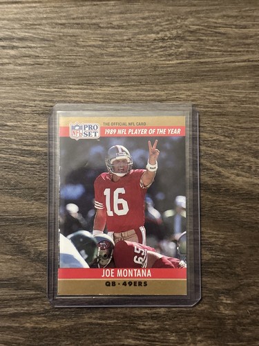 2) Joe Montana San Francisco 49ers 1990 Pro Set #2 Error