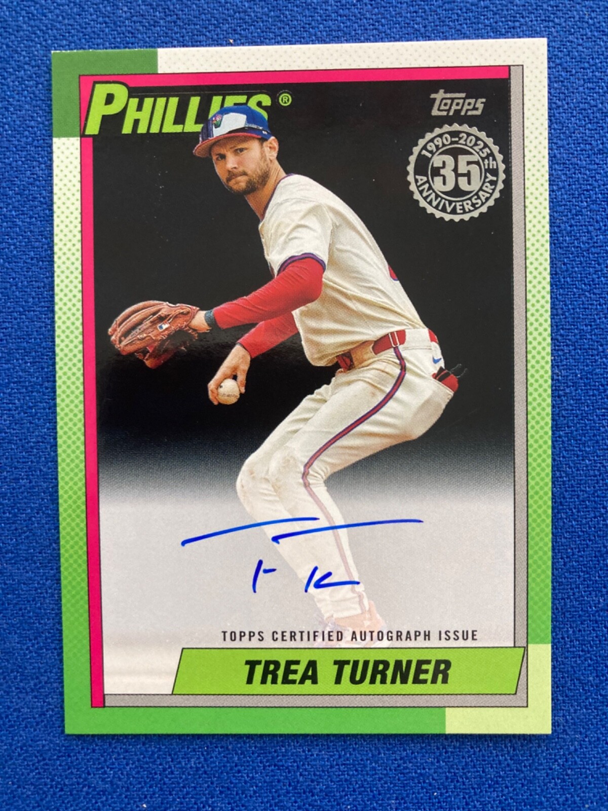TREA TURNER topps WBC2023 ブックレットサインカード TREA TURNER topps WBC2023 ブックレットサインカード TREA TURNER