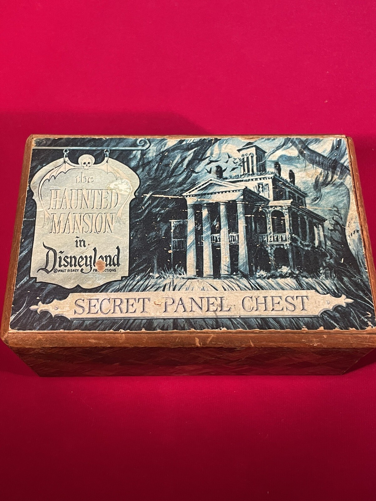 Rare Disneyland Haunted Mansion Secret Panel Chest 1970s vintage 