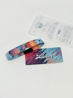 Zox **BLOOM** Silver Single SMALL Band w/Card NIP