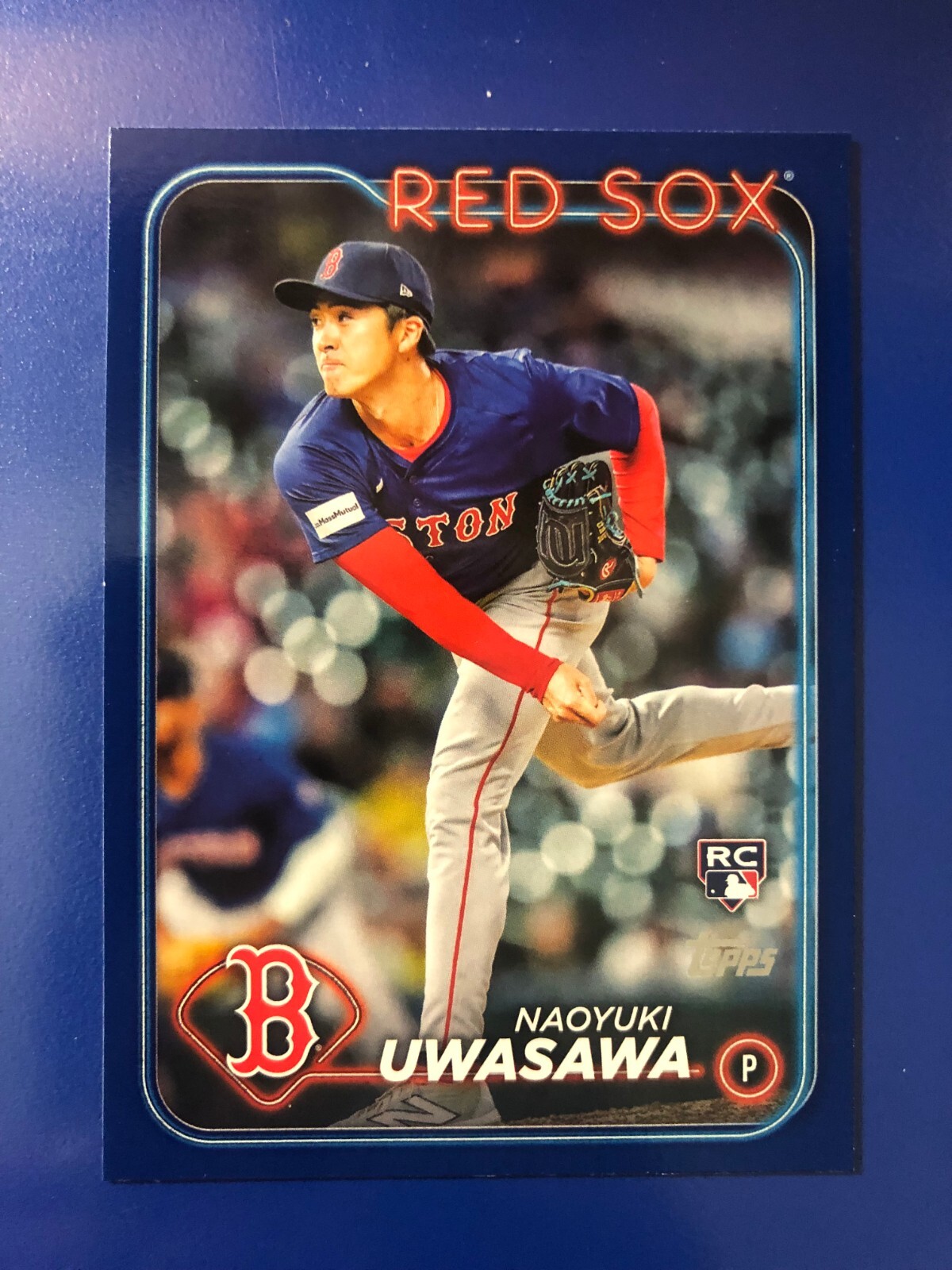 【MIYAVI】トランプ 2024 Topps Royal Blue Parallel Naoyuki Uwasawa RC #US268 Red