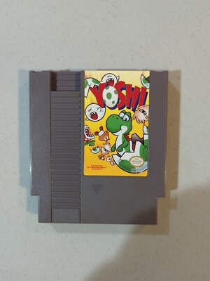 Yoshi - (Nintendo Entertainment System, 1985) NES Game Cartridge Authentic