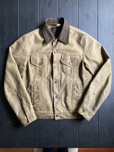 Filson x Levis trucker Jacket size Small waxed canvas | eBay Filson x Levis trucker Jacket size Small waxed canvas | eBay