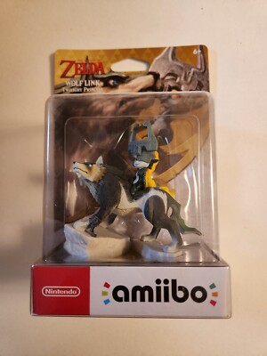 Wolf Link The Legend of Zelda Twilight Princess Amiibo Switch MOSC (2015)