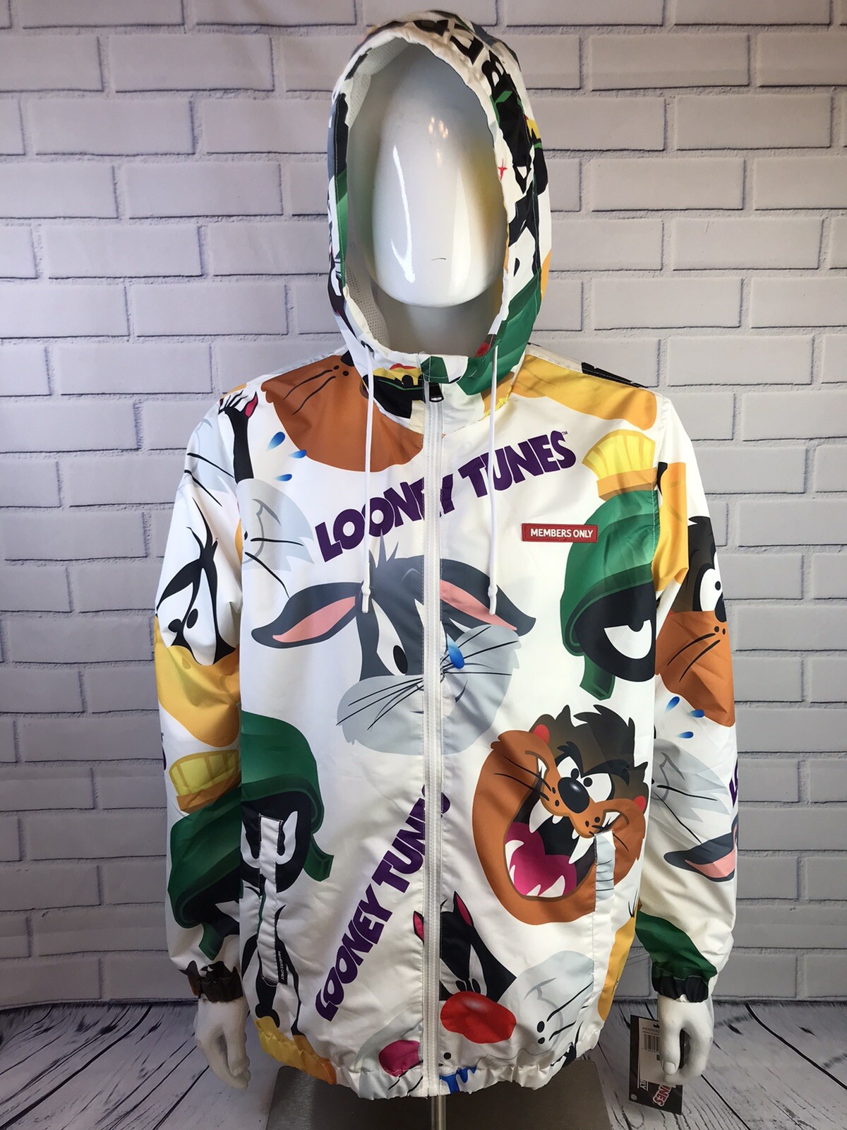 Looney Tunes Members Only Windbreaker Jacket Size Medium Looney Tunes Members Only Windbreaker Jacket Size Medium
