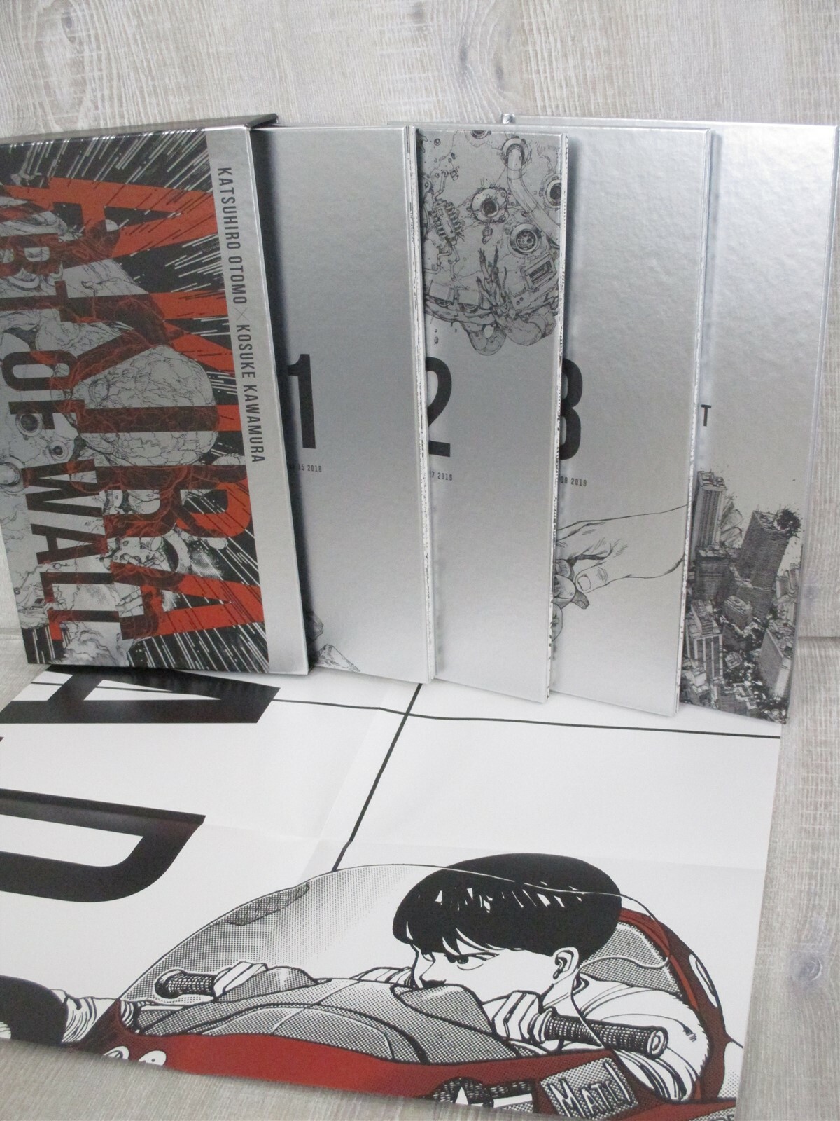 AKIRA ART OF WALL w/Poster Complete Art Set KATSUHIRO OTOMO AKIRA ART OF WALL w/Poster Complete Art Set KATSUHIRO OTOMO