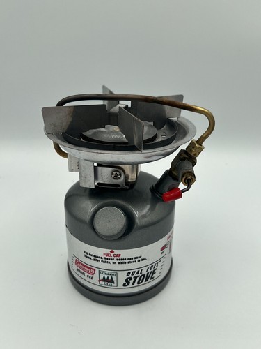 コールマン Coleman Unleaded 440 STOVE COLEMAN DUAL FUEL MODEL 440 SINGLE BURNER STOVE 7/93 CAMPING