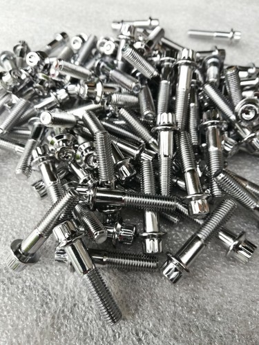 Schmidt OZ NEU 144 Felgenschrauben M7x32 mm Chrom verchromt Schrauben BBS RH