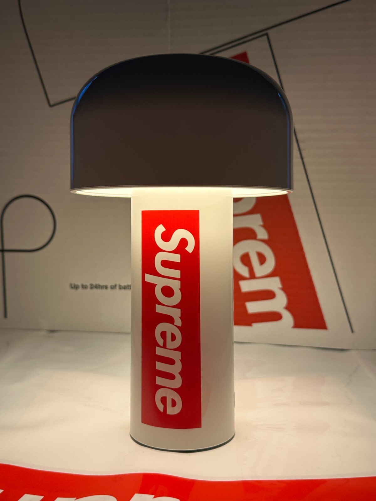 SUPREME FLOS BELLHOP LAMP (WHITE) SS21 BEADED CURTAIN GLASS