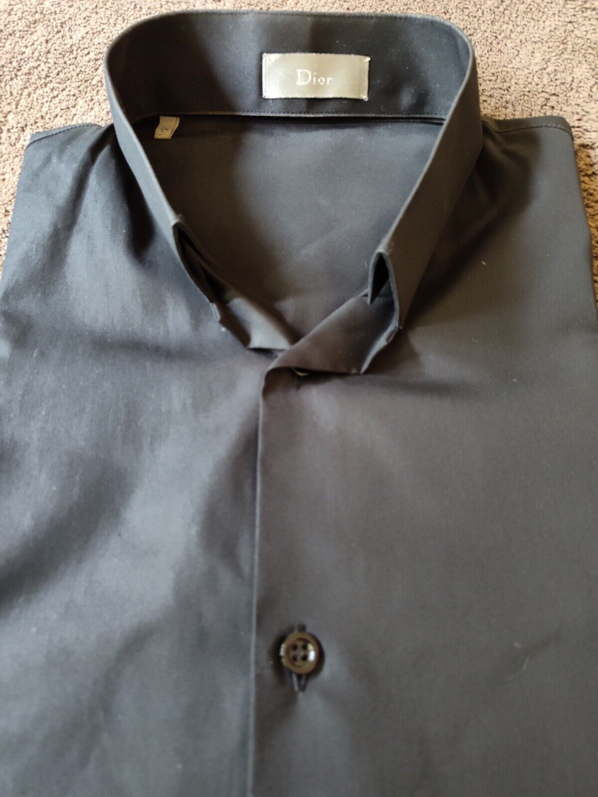 Dior Homme SS07 Hedi Slimane Inverted Collar Button Up 37 Dior Homme SS07 Hedi Slimane Inverted Collar Button Up 37