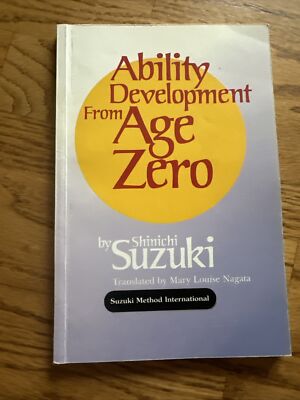 Ability Development From Age Zero General Musicianship texts Music  Suzuki