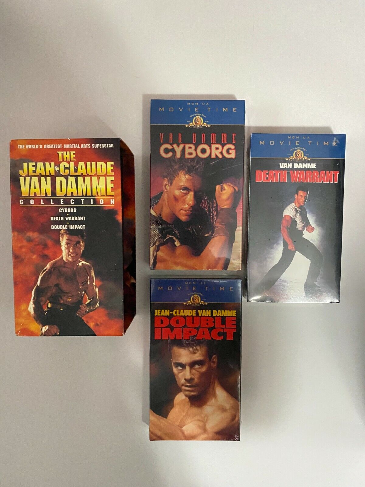 JEAN CLAUDE VAN DAMME 3 VHS COLLECTION SET BRAND NEW SEALED JEAN CLAUDE VAN DAMME 3 VHS COLLECTION SET BRAND NEW SEALED