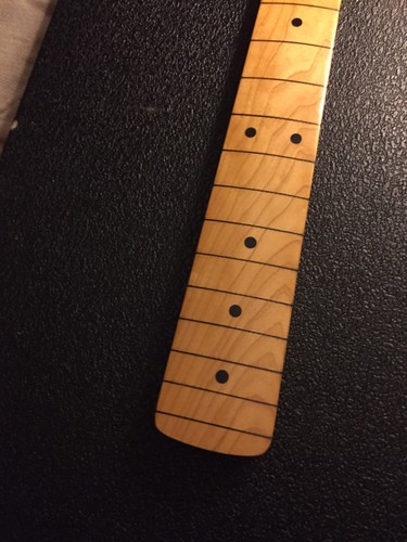 Original 1973 Fender Precision Bass Neck Fretless Conversion Very Nice Condition