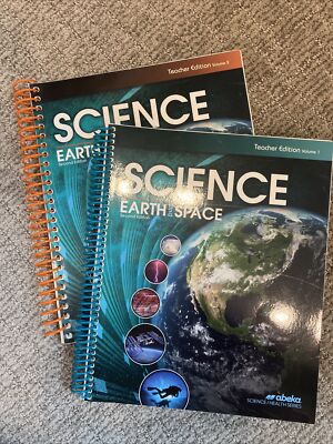 ABeka 8th Grade Science Earth & Space Teacher  Edition Volumes 1 & 2 Second Ed