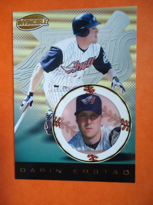 Darin Erstad - 1999 Pacific Invincible Baseball card #2 - Angels - outfield
