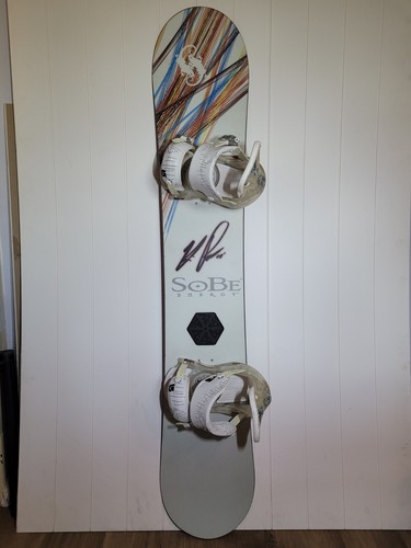 Burton Snowboard W/ Custom Bindings - SoBe Energy Signed