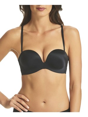 

FINE LINES Intimates Черный бюстгальтер средней степени покрытия с слегка уплотненными чашечками, RL136