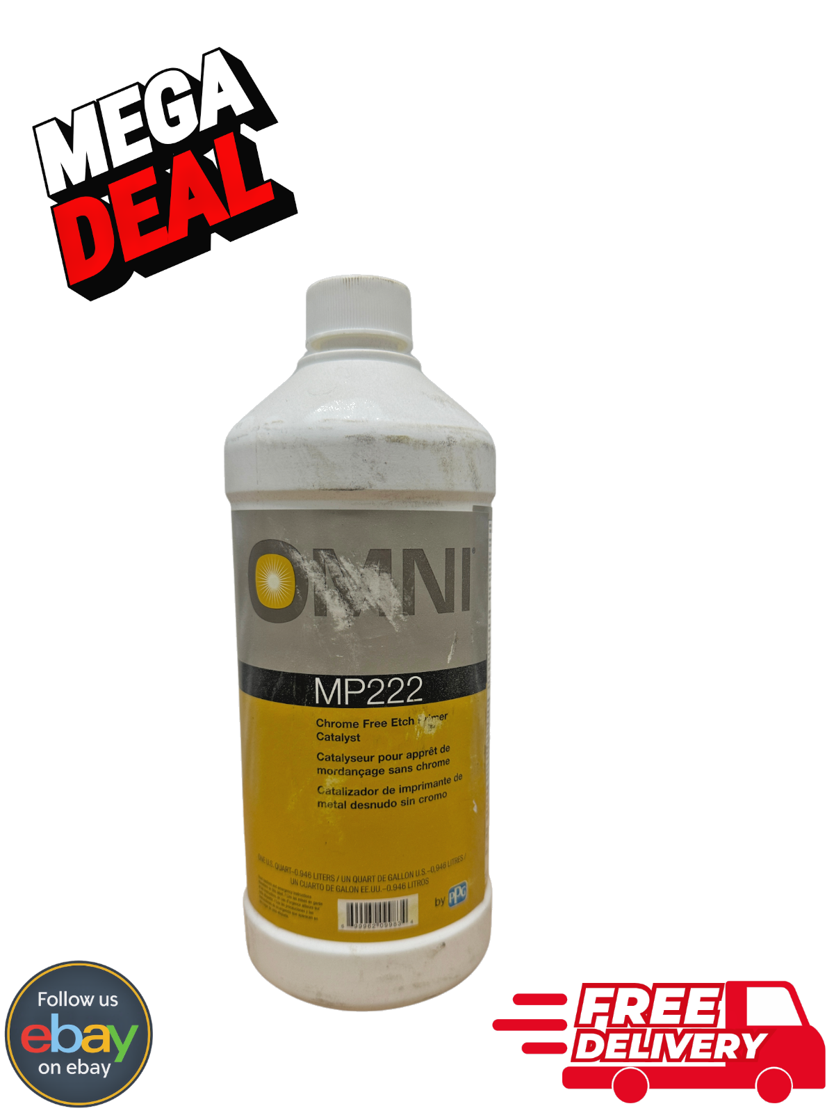 PPG Omni MP222 Chrome Free Etch Primer Catalyst 1 Quart | eBay