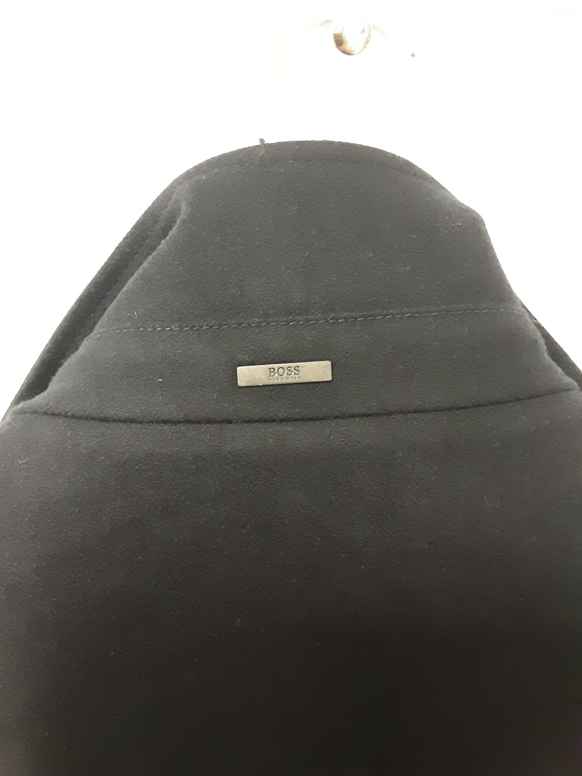 Pre-owned Hugo Boss Men's Boss Coxtan6 Wool Regular Fit Car Coat, Size 46r - Dark Blue Brand