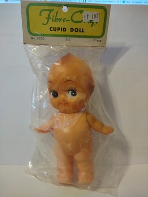 NEW IN PACKAGE ~ VINTAGE FIBRE-CRAFT 5 1/2'' CUPID DOLL #3005