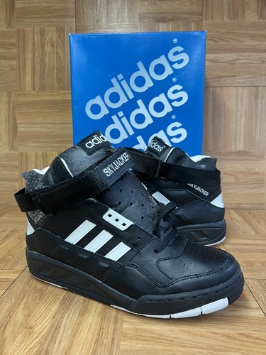 VNTG🔥 Adidas SkyJacker 1992 Lite Hi Black Leather