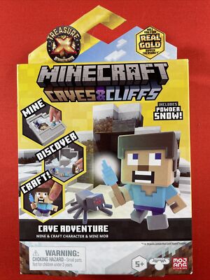Treasure X Minecraft Caves & Cliffs Cave Adventure Set New 2022