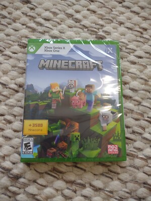 Minecraft Xbox Series X Xbox One + 3500 Minecoins - Brand New Free Shipping!