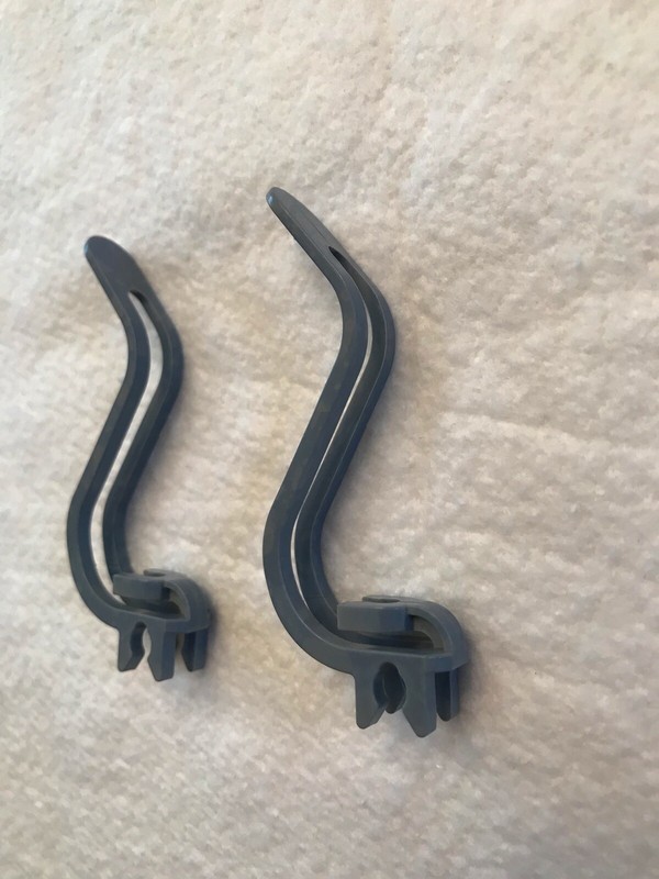 Kenmore Dishwasher Top Rack 2 NoFlip Clips Whirlpool KitchenAid Maytag