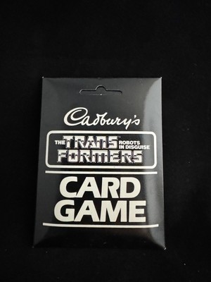 UK Expulsive Cadbury's Transformers Card Game Unpunched Sealed