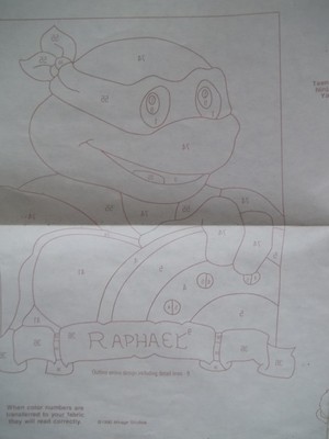 Purr-fect Punch Teenage Mutant Ninja Turtles Transfers TMNT Embroidery 64260