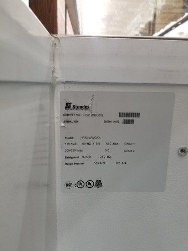 Ice Cream Dipping Cabinet low glass 91