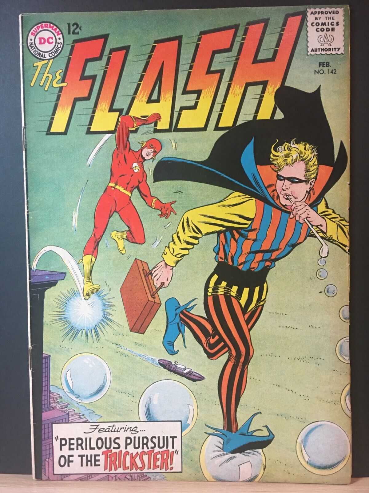 Flash #142 GD/VG Trickster Cover Silver Age Comic Flash #142 GD/VG Trickster Cover Silver Age Comic