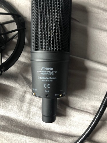 Audio-Technica AT4040 Cardioid Condenser Microphone Studio Audio-Technica AT4040 Cardioid Condenser Microphone Studio