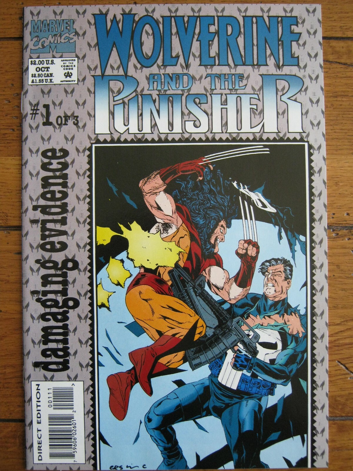 Wolverine and the Punisher #1,2,3 NM+, Complete Ltd. Series